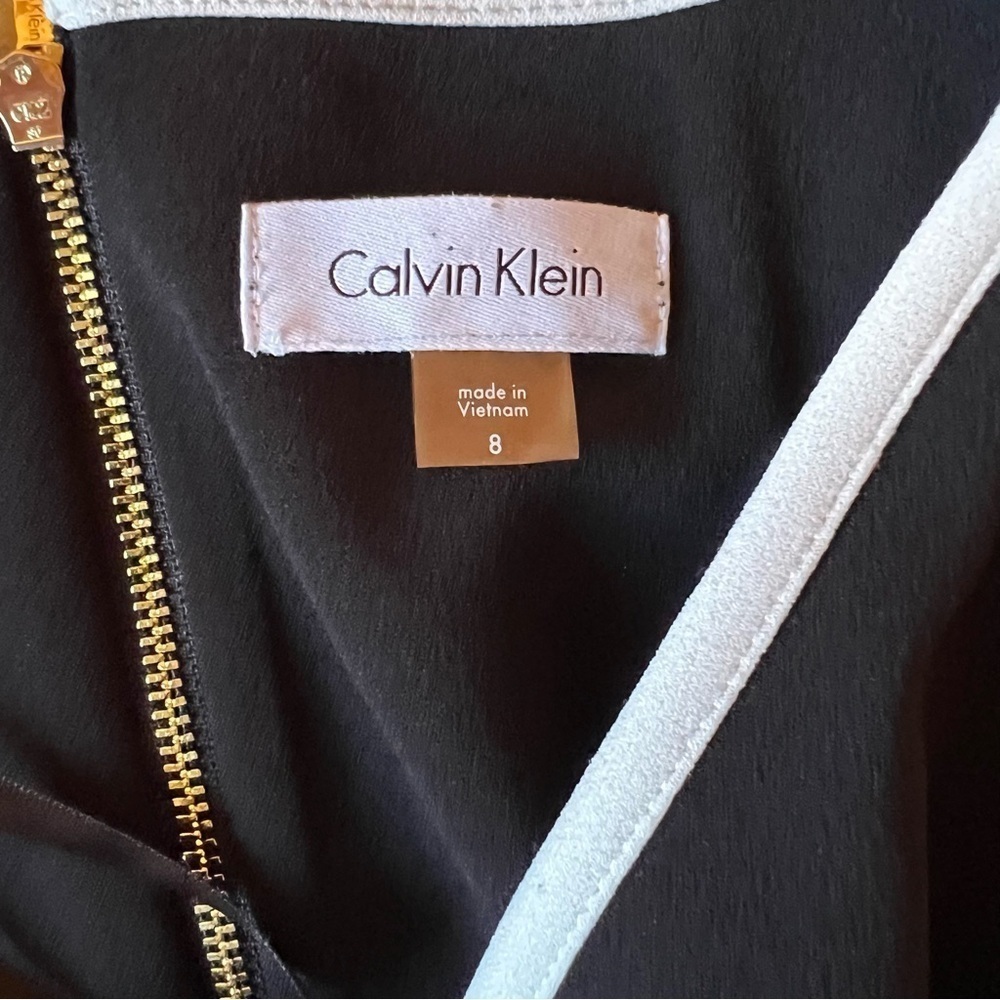 Calvin Klein Bell Sleeve Midi Dress Women Size 8 - Picture 9 of 10